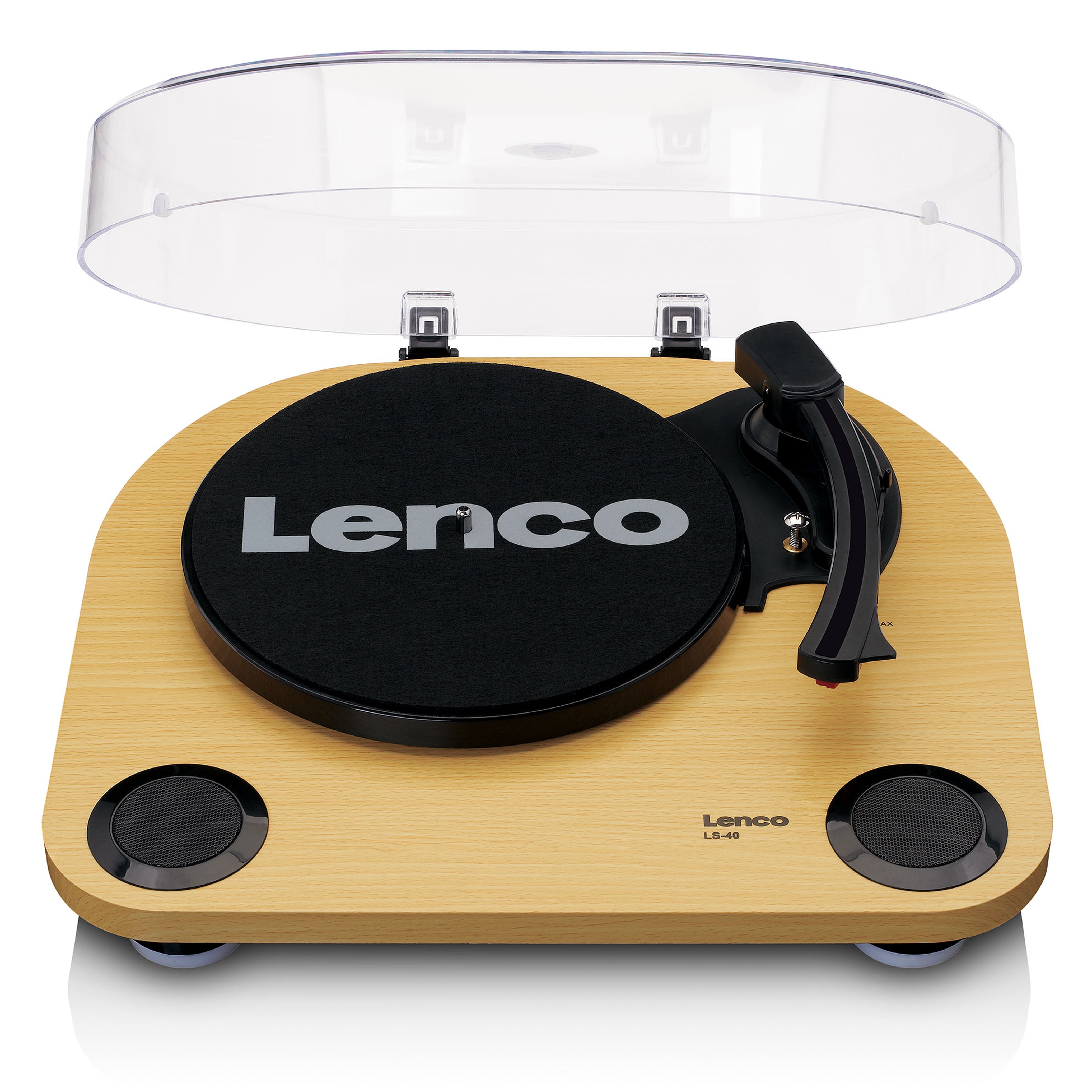 LS-40WD Lenco mit Lautsprechern Holz - - Plattenspieler integrierten