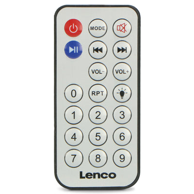 Lenco BT-272BK - Kompakter Party-Lautsprecher mit Bluetooth® und Partylichtern - 2 x 10 Watt RMS - USB-Eingang - SD-Kartenleser - Schwarz