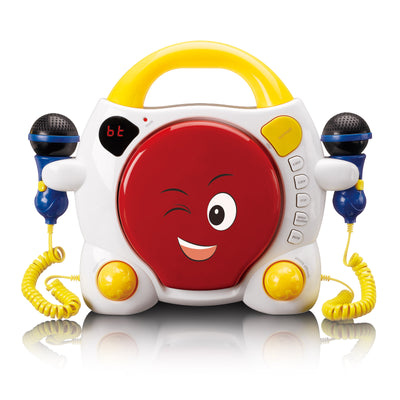 Lenco KCD-011KIDS - Tragbarer Karaoke-CD-Player mit Bluetooth® für Kinder - Mehrfarbig