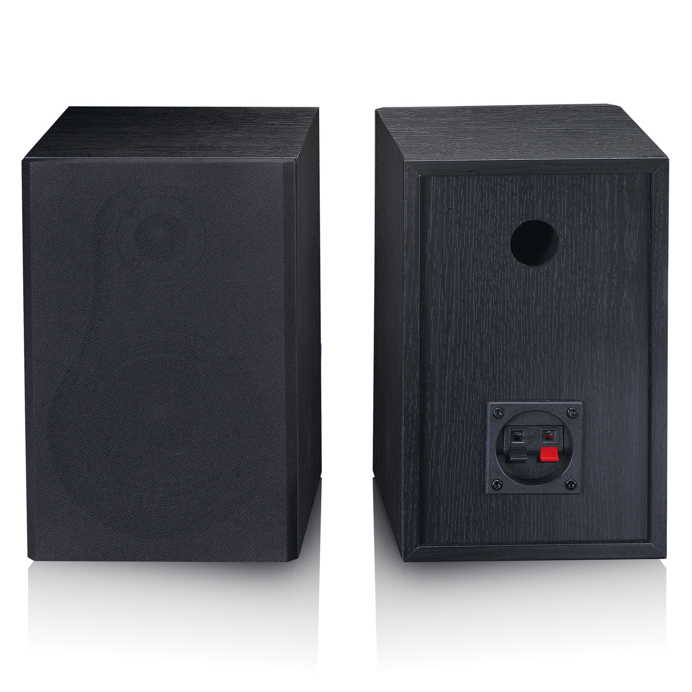 Lenco LS-500BK - Bluetooth® Plattenspieler mit zwei externen Lautsprechern und 2 x 30 Watt RMS - Schwarz