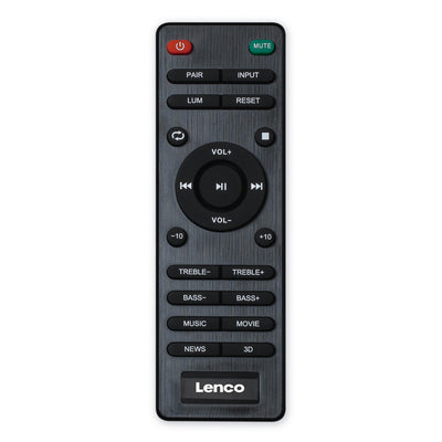 Lenco SPB-260BK - Bluetooth® Lautsprecher Set - Schwarz