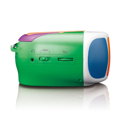 Lenco SCD-861KIDS - Tragbares DAB+/FM-Radio mit Bluetooth®, CD-Player und großem LCD-Farbdisplay - Fröhliche Farben für Kinder