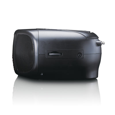 Lenco SCD-6000BK - Tragbares Internetradio mit DAB+/FM, Bluetooth®, CD-Player und großem LCD-Farbdisplay - Schwarz