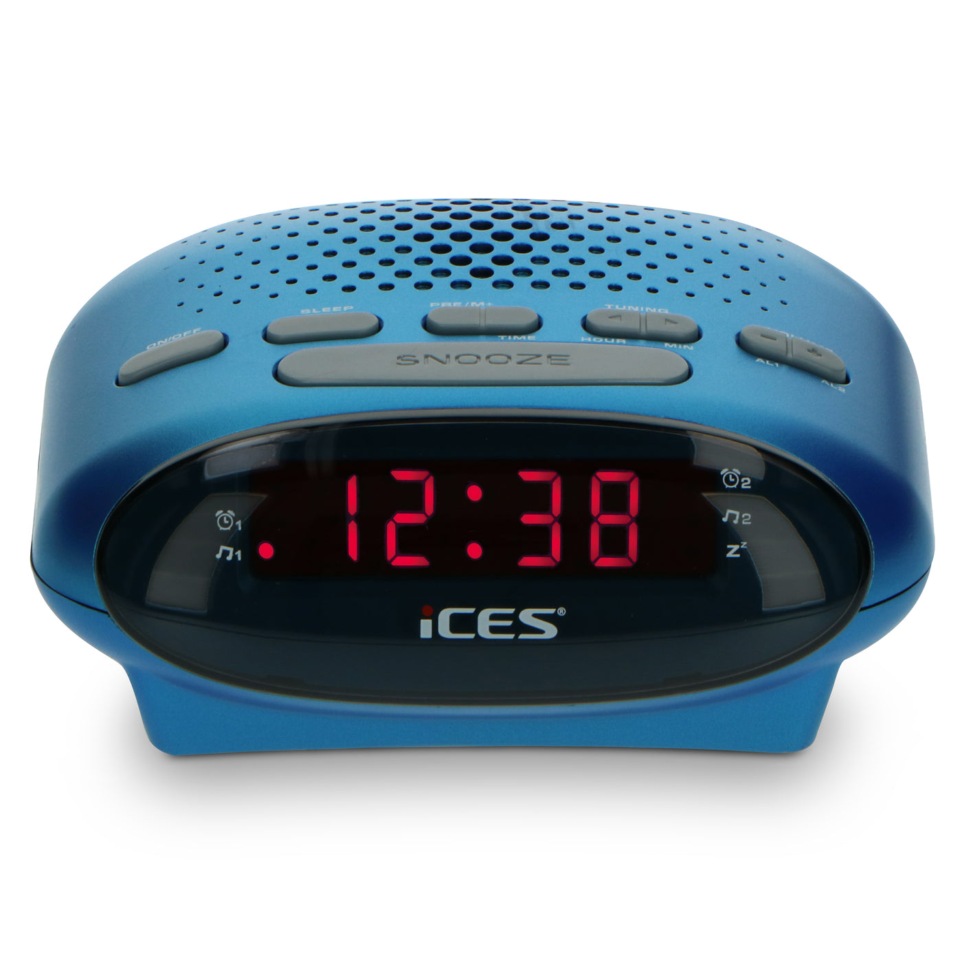 Ices ICR-210 Blue - FM Uhrenradio