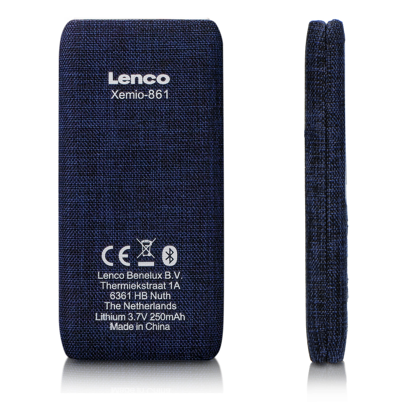Lenco Xemio-861BU - MP3-Player - Blau