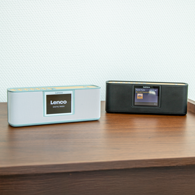 Lenco PDR-045BK - DAB+-Radio mit Bluetooth® 5.0, Schwarz