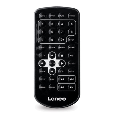 Lenco MES-212 - 7" Doppel-Bildschirm tragbarer DVD-Player mit USB - Schwarz