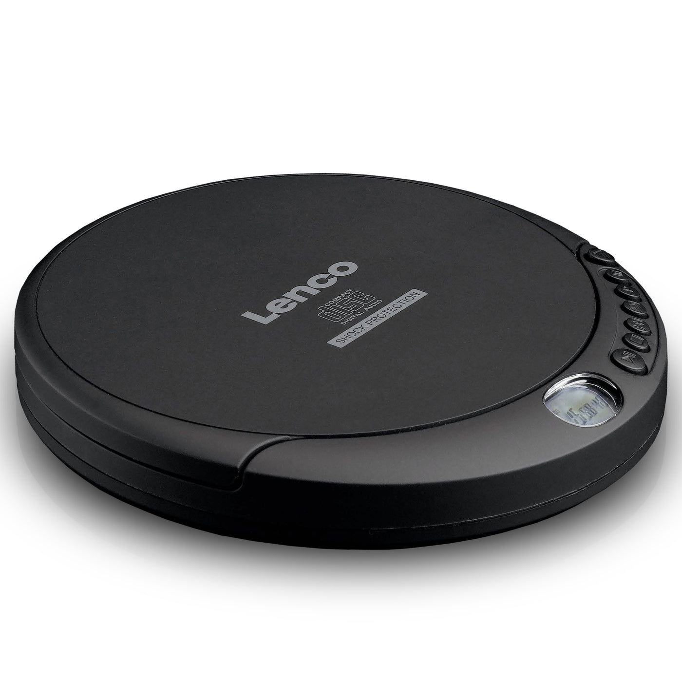 Lenco CD-200 - Tragbarer CD-Player mit Anti-Schock - Hörbuchfunktion - Akku-Aufladefunktion - Schwarz