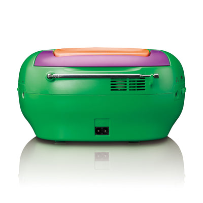 Lenco SCD-861KIDS - Tragbares DAB+/FM-Radio mit Bluetooth®, CD-Player und großem LCD-Farbdisplay - Fröhliche Farben für Kinder