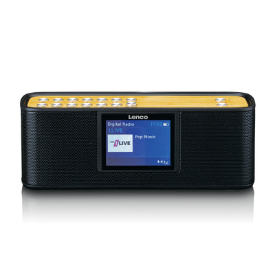 Lenco PDR-045BK - DAB+-Radio mit Bluetooth® 5.0, Schwarz