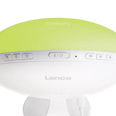 Lenco CRW-110WH - Intelligenter Radiowecker mit Aufwachlicht - Mehrfarbig