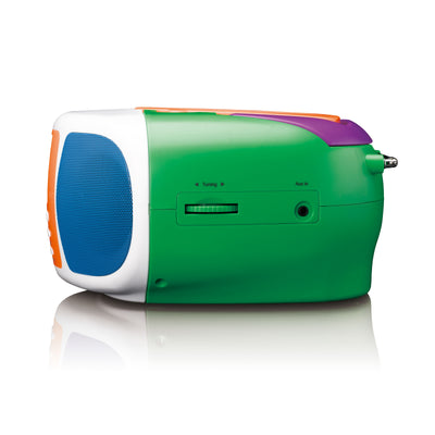 Lenco SCD-861KIDS - Tragbares DAB+/FM-Radio mit Bluetooth®, CD-Player und großem LCD-Farbdisplay - Fröhliche Farben für Kinder