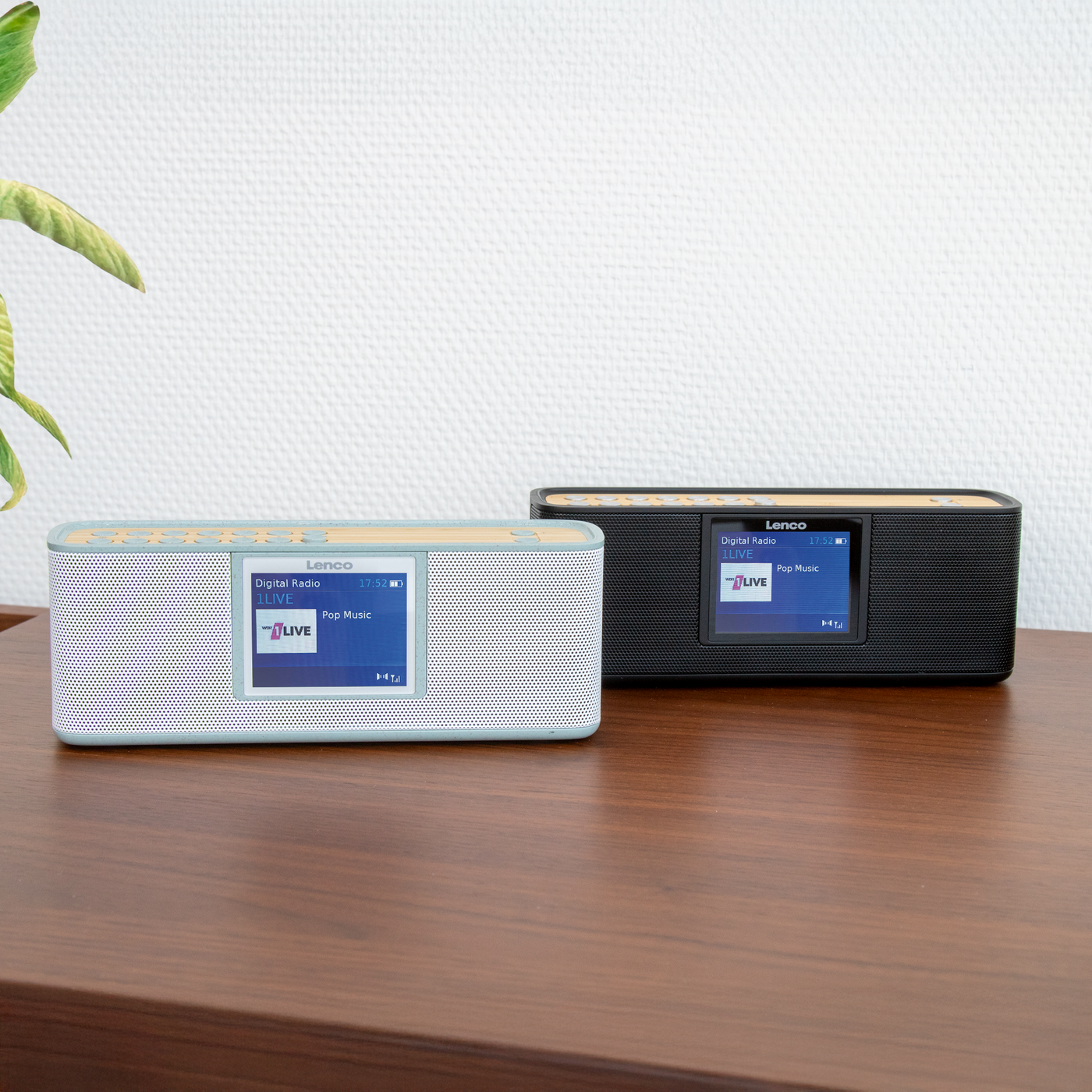 Lenco PDR-045BK - DAB+-Radio mit Bluetooth® 5.0, Schwarz