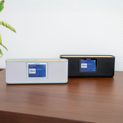 Lenco PDR-045BK - DAB+-Radio mit Bluetooth® 5.0, Schwarz