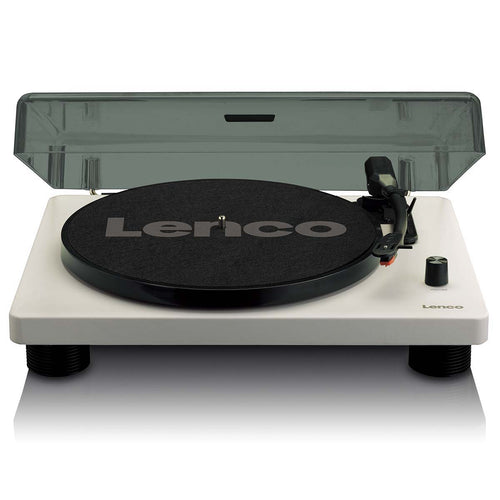 Lenco LS-50GY - Plattenspieler mit integrierten Lautsprechern - USB-Recording - Grau