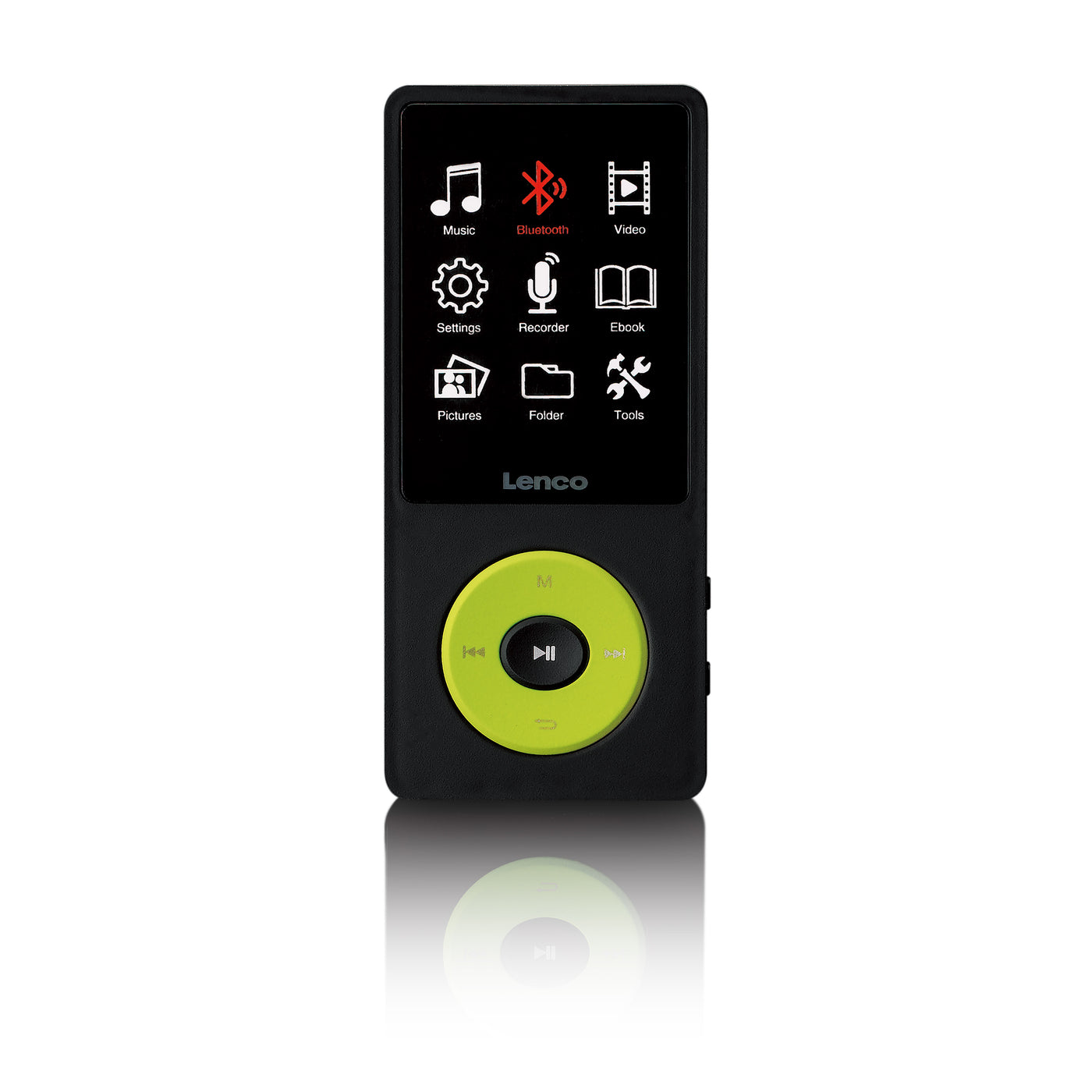 Lenco Xemio-860GN - MP3/MP4-Spieler mit Bluetooth® und 8 GB internem Speicher - Grün