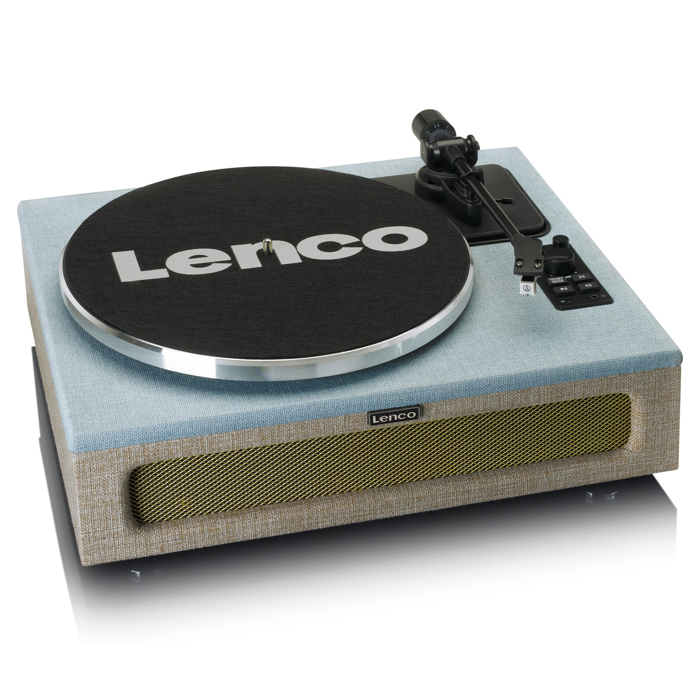 Lenco LS-440BUBG - Plattenspieler mit 4 eingebauten Lautsprechern