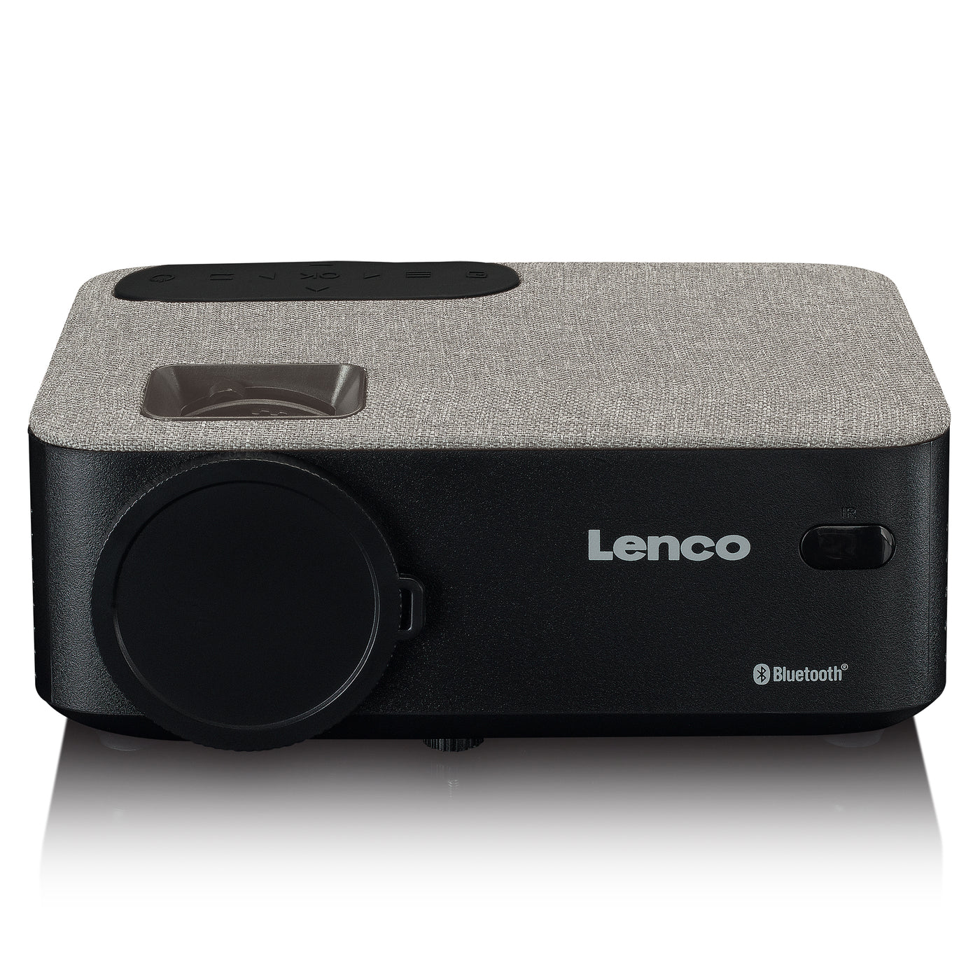 Lenco LPJ-700BKGY - LCD-Projektor mit Bluetooth® - Bis zu 400 cm Projektionsgröße - USB-Eingang - SD-Kartenleser