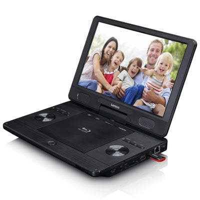 Lenco BRP-1150BK - Tragbarer 11,5" Blu-ray - DVD-Player mit USB und SD, schwarz