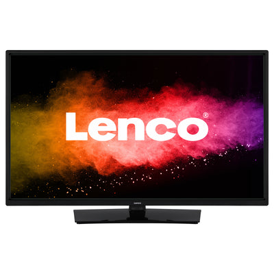 Lenco LED-3263BK (V2) - 32-Zoll Android-Smart-TV mit 12-V-Kfz-Adapter, schwarz