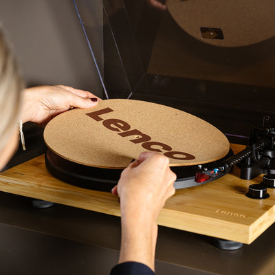 Lenco TTA-030CO - Plattenspieler Slipmat, hergestellt aus Kork