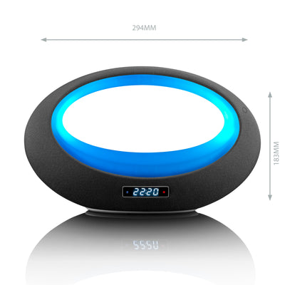 Lenco BT-210 - Bluetooth® Lautsprecher mit 8 Stunden Spielzeit und 6 W Leistung und LED-Beleuchtung