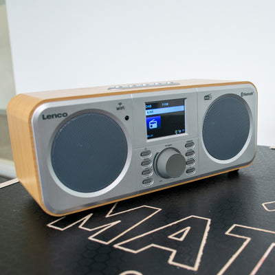 Lenco DIR-141WD - Internetradio mit DAB+, Bluetooth® und Spotify Connect, Holz