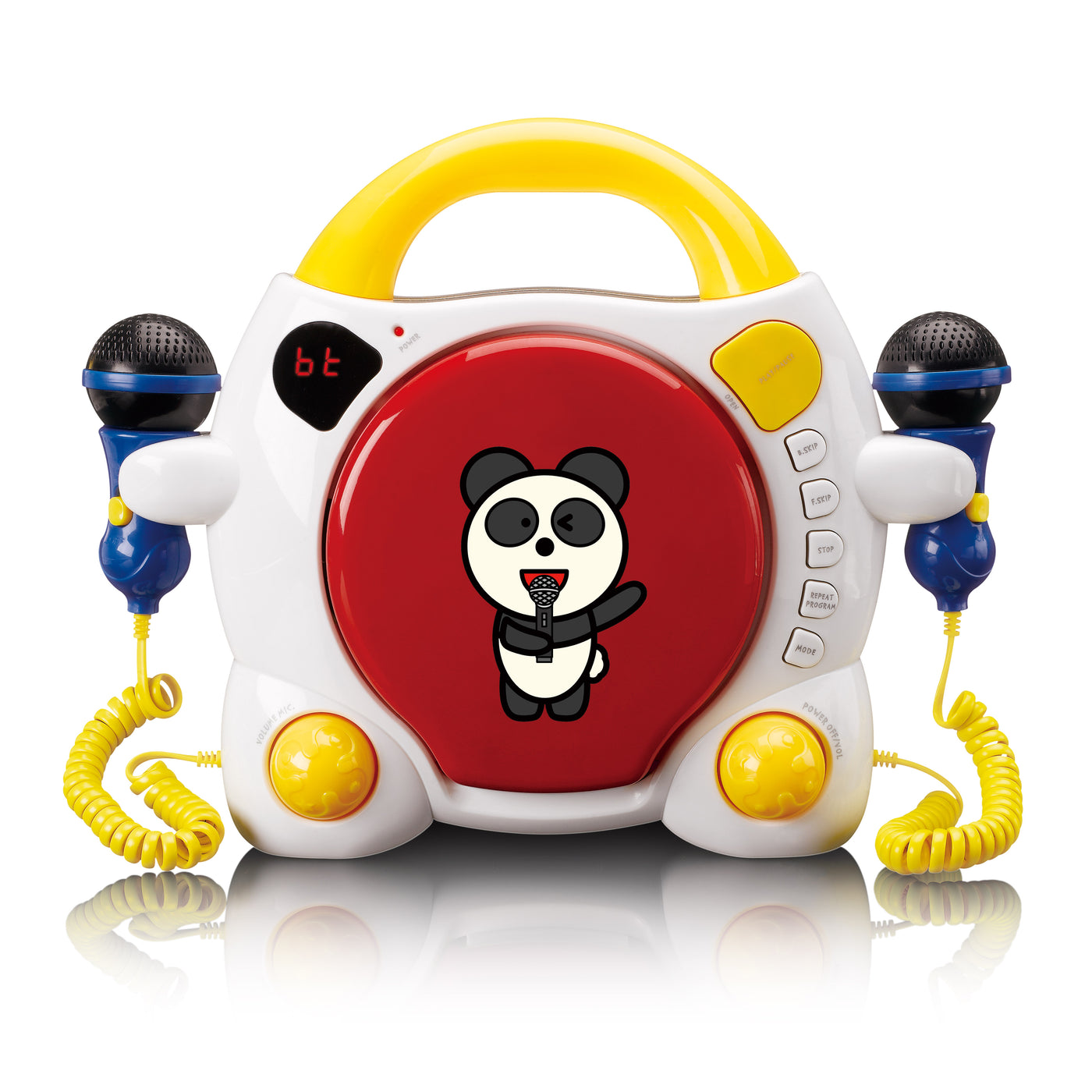 Lenco KCD-011KIDS - Tragbarer Karaoke-CD-Player mit Bluetooth® für Kinder - Mehrfarbig