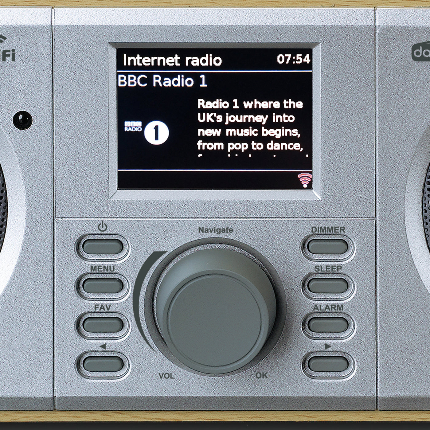 Lenco DIR-141WD - Internetradio mit DAB+, Bluetooth® und Spotify Connect, Holz