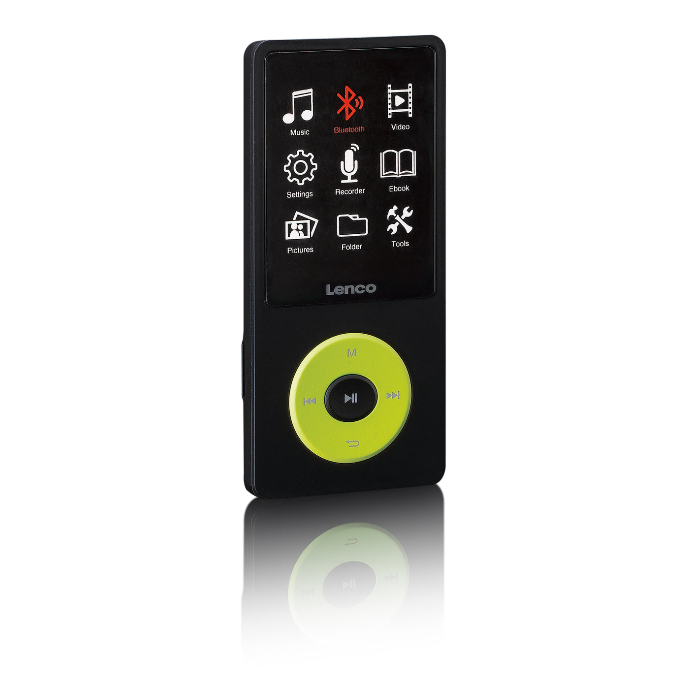 Lenco Xemio-860GN - MP3/MP4-Spieler mit Bluetooth® und 8 GB internem Speicher - Grün