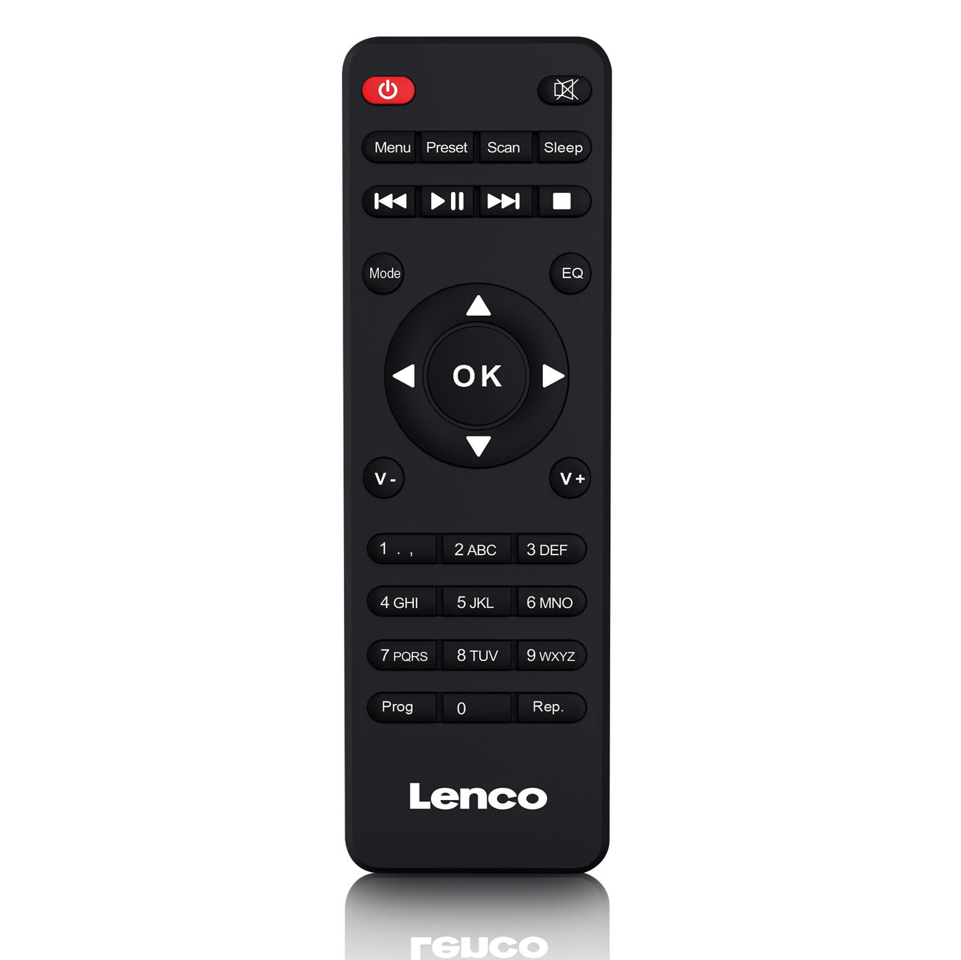 Lenco MC-250BK - Micro-Set mit Smart Radio, CD-/USB-Player, Internet, DAB+, Bluetooth® - Schwarz