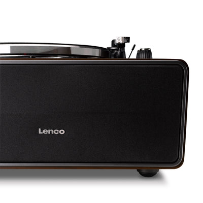 Lenco LS-470WA - Plattenspieler mit eingebauten Lautsprechern und Bluetooth® - Walnuss