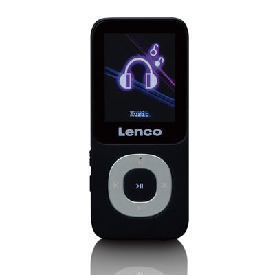 Lenco Xemio-659GY - MP3/MP4-Player mit 4 GB Mikro-SD-Speicherkarte, grau