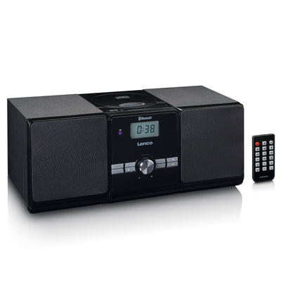Lenco MC-030BK - Mikro-Set mit CD/ MP3-Player