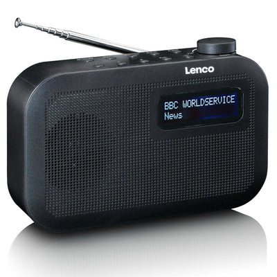 Lenco PDR-016BK - Portable DAB+/FM Radio mit Bluetooth® - Schwarz