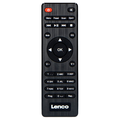 Lenco DIR-261BK - Internetradio mit DAB+ und FM-Radio, CD/MP3-Player, Bluetooth®, 2 x 10 Watt RMS, 2,8" Farbdisplay, schwarz