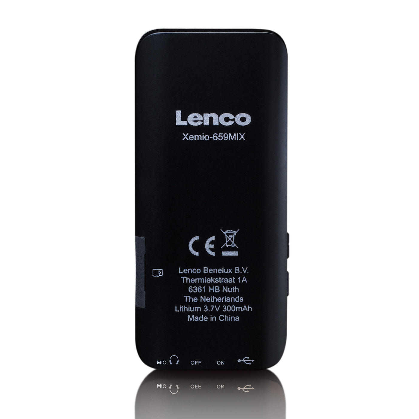 Lenco Xemio-659PK - MP3/MP4-Player mit 4 GB Mikro-SD-Speicherkarte, pink