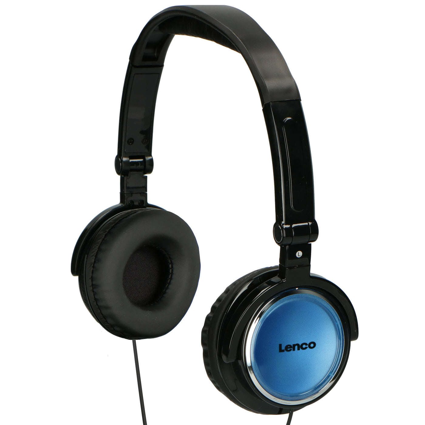 Lenco DVP-910BU - 9 Zoll tragbarer DVD-Spieler mit Kopfhörer und Kopfstützenbefestigung - integrierter Akku - USB-Eingang - Blau/Schwarz
