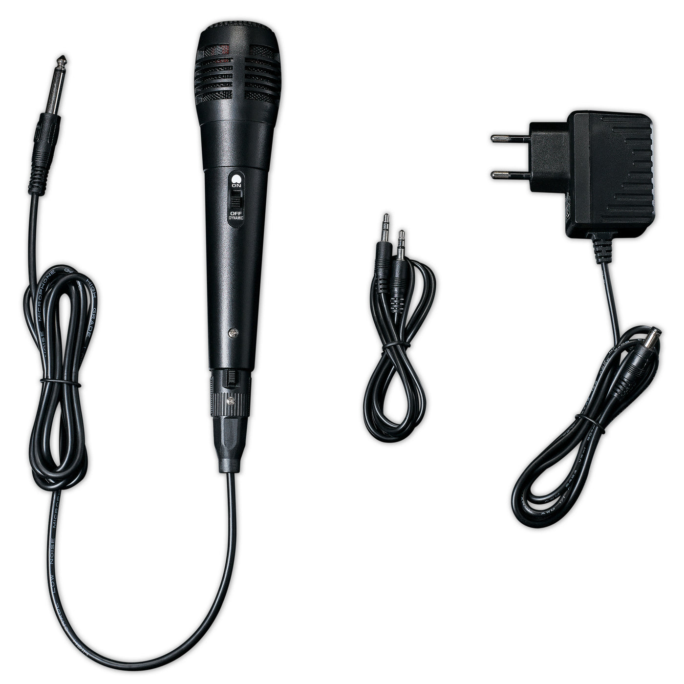 Lenco BTC-055BK - Karaoke Lautsprecher mit Bluetooth® und Mikrofon - Diskokugel