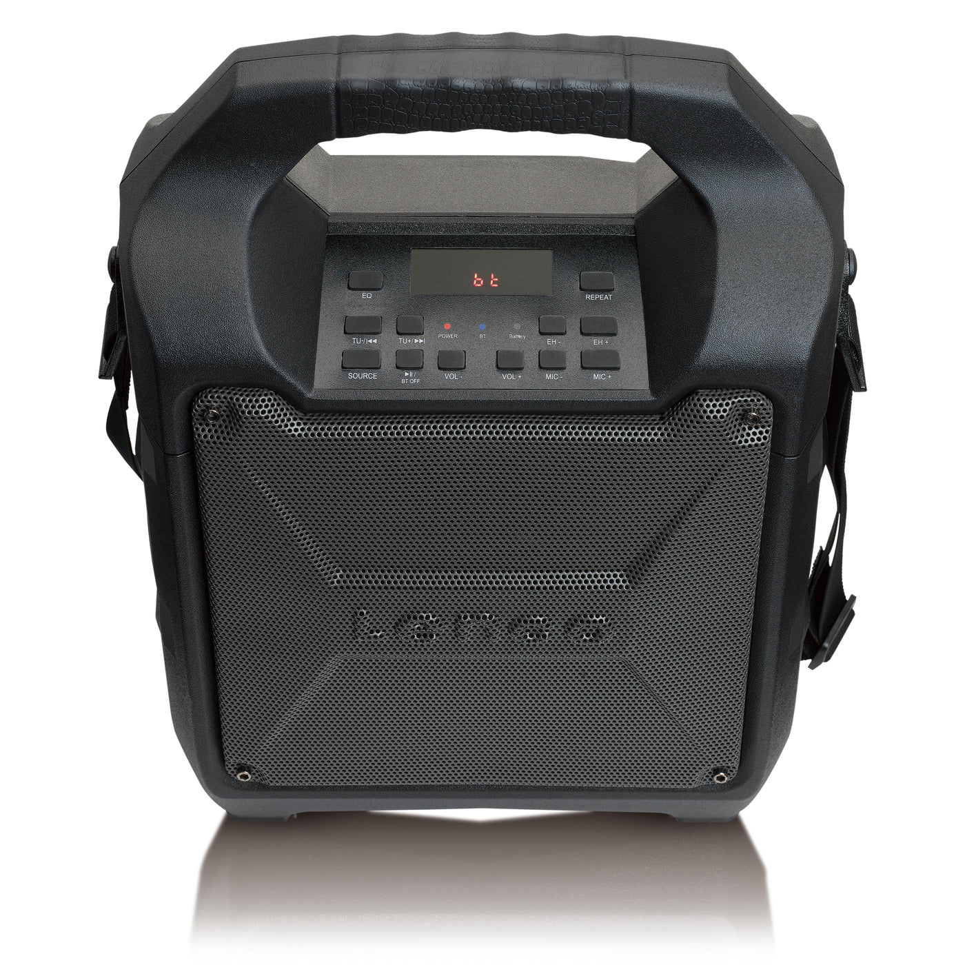Lenco PA-30 Tragbarer Bluetooth® Lautsprecher mit FM-Radio und USB - Schwarz