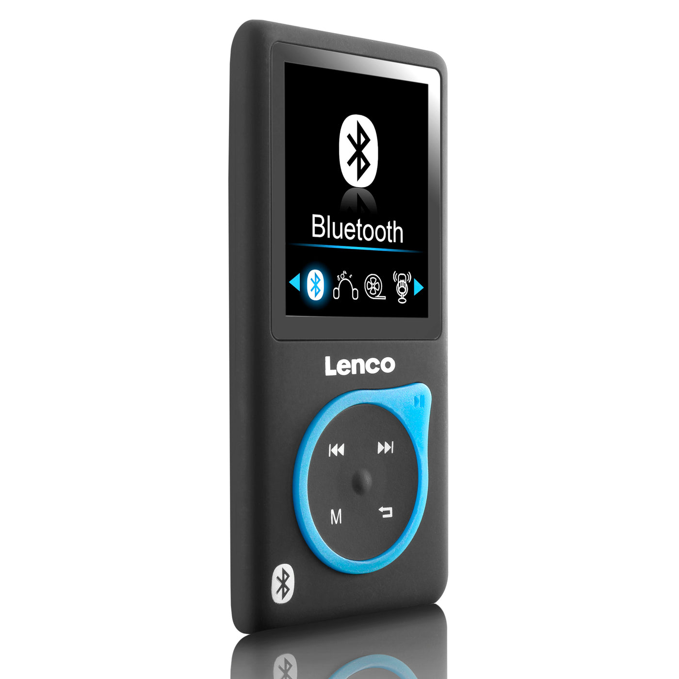 Lenco XEMIO-768 Blue - MP3/MP4-Player mit Bluetooth® - 8 GB Mikro-SD-Speicherkarte - 1,8" Farbdisplay - Blau