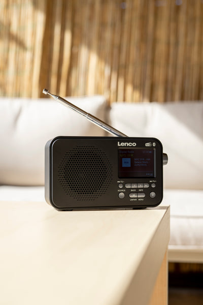 Lenco PDR-035BK - DAB+/FM-Radio mit Bluetooth® - Schwarz