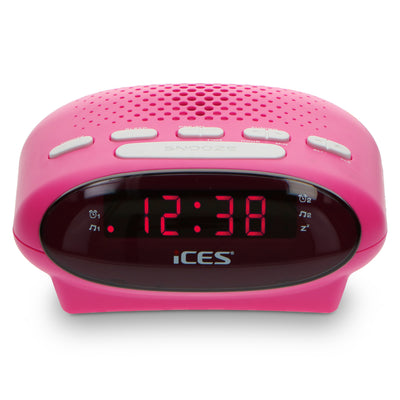 Ices ICR-210 Pink - FM Uhrenradio, Pink