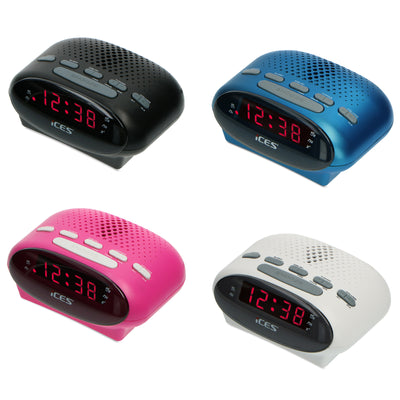 Ices ICR-210 Pink - FM Uhrenradio, Pink