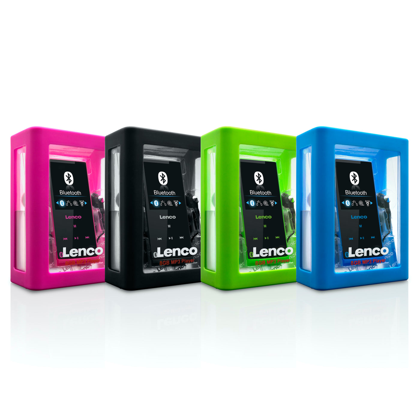Lenco Xemio-760 BT Black - MP3/MP4-Player mit Bluetooth® - 8 GB interner Speicher - 2" Farbdisplay - Schwarz