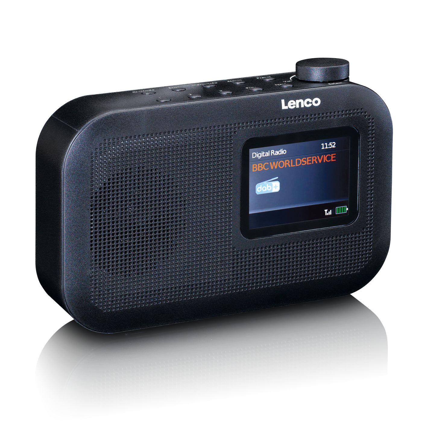 Lenco PDR-026BK - Tragbares DAB+/FM-Radio mit Bluetooth® - Schwarz