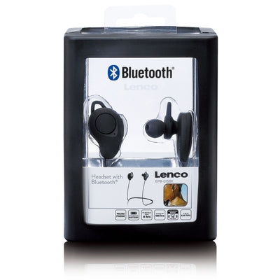 Lenco EPB-015BK - Bluetooth® Kopfhörer - In-Ear - Schwarz
