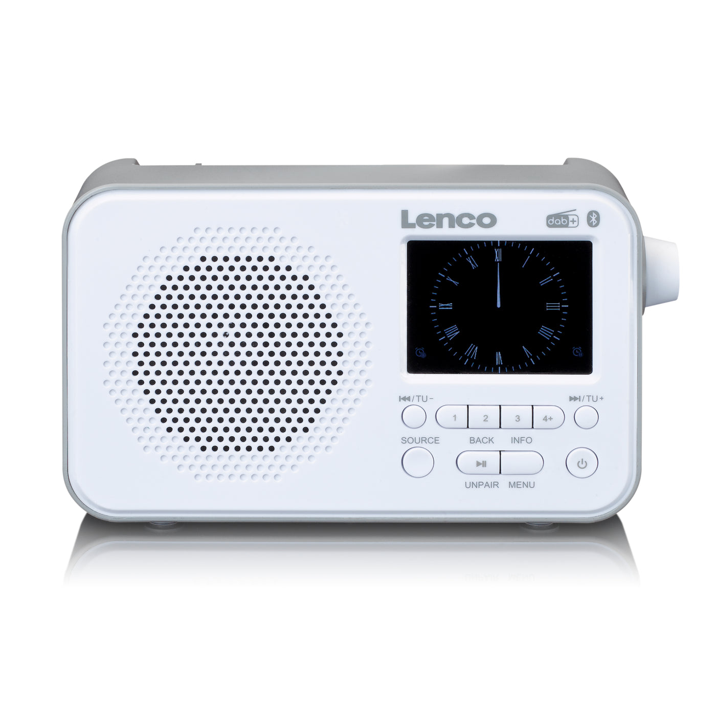 Lenco PDR-036WH - DAB+/FM-Radio mit Bluetooth® - Weiß