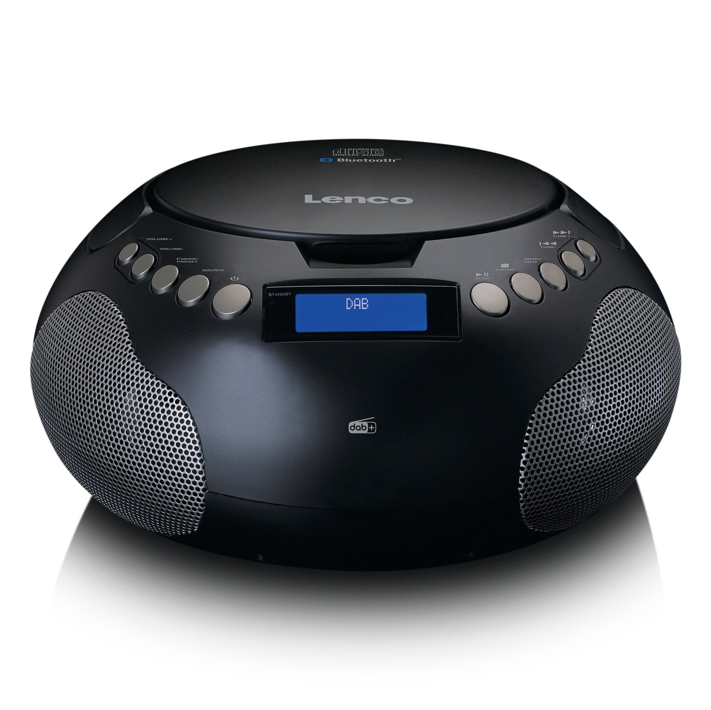 Lenco SCD-341BK - Boombox mit DAB+/ FM radio und Bluetooth®