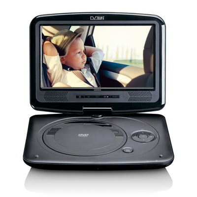 Lenco DVP-9463BK - 9" Tragbarer DVD-Player mit HD DVB-T2 Empfänger - Schwarz